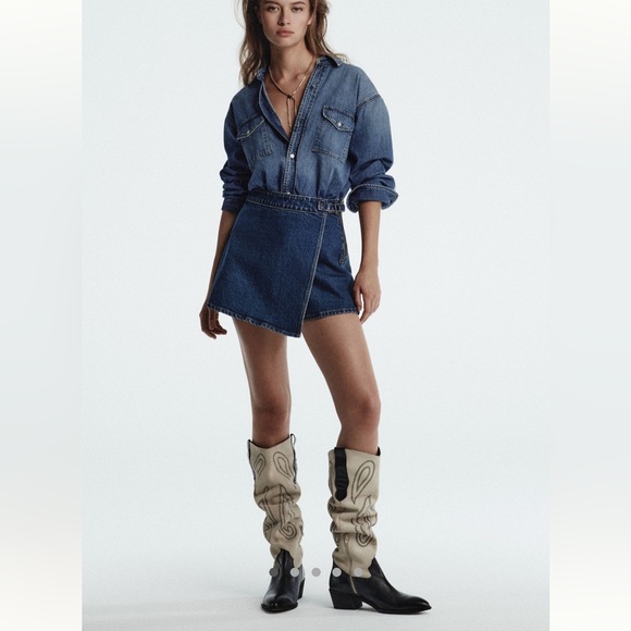 PILCRO Contrast Tall Western Boot size 9, excellent condition - Picture 2 of 7